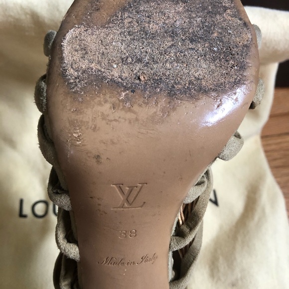 Louis Vuitton Mabillon Strappy Heels - Picture 2 of 10